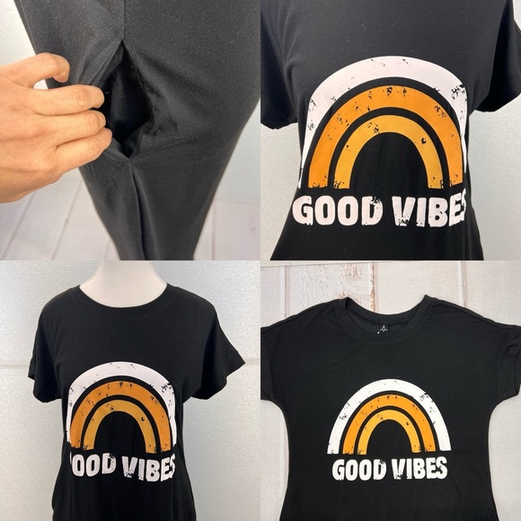 Casual Loose Short Sleeve Long Dress Split Maxi Summer Beach Dress with Pockets - Picture 15 of 17